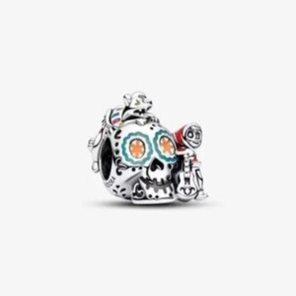 Pandora Pixar Coco Miguel & Dante Skull Glow-in-the-dark Charm